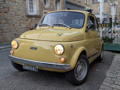 location FIAT 500 R à Coutances
